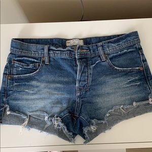 Free People Denim Shorts